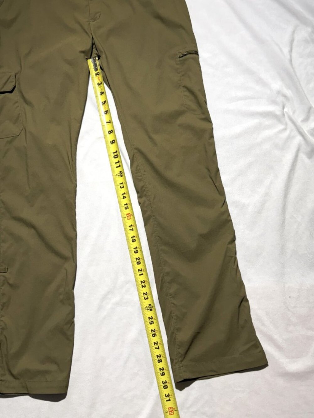 The North Face Womens "Exploration" Cargo Pants 8 Green Stretch Hiking Outdoors - Picture 7 of 9